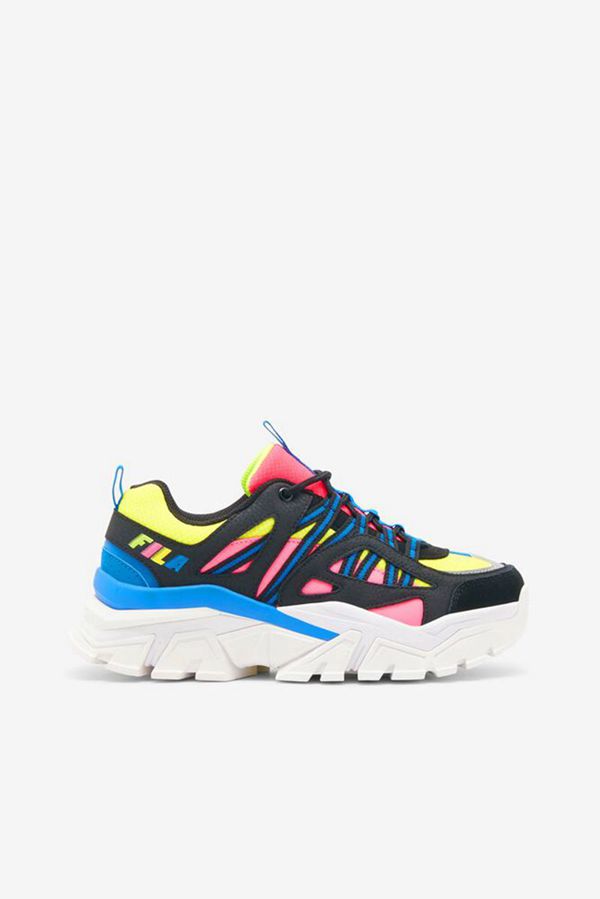 Fila Vitalize Women's Sneakers - Lemon/Pink/Royal,NZ 729-98425